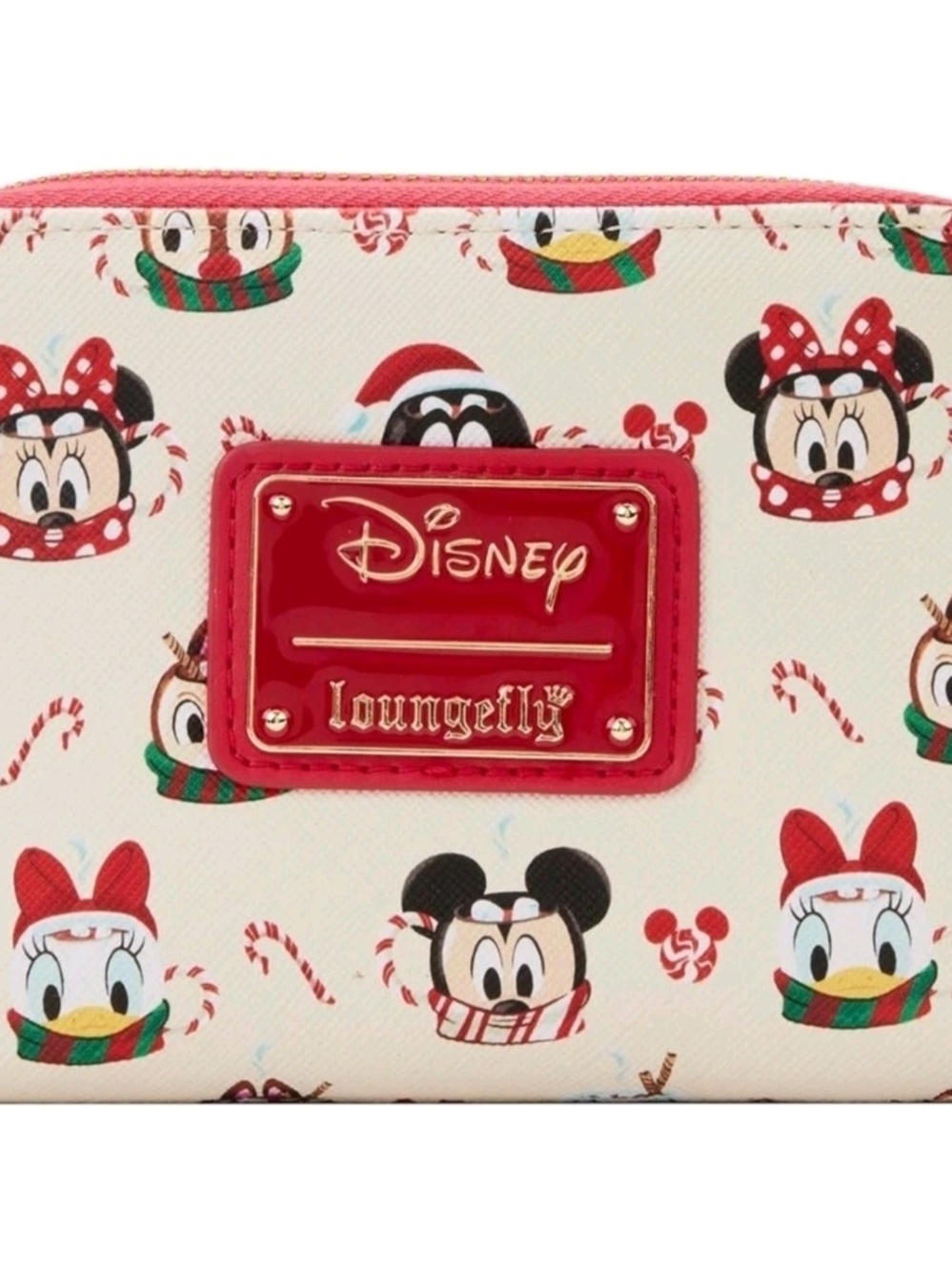 Loungefly Disney Holiday Mugs Character Wallet - Red, White & Green